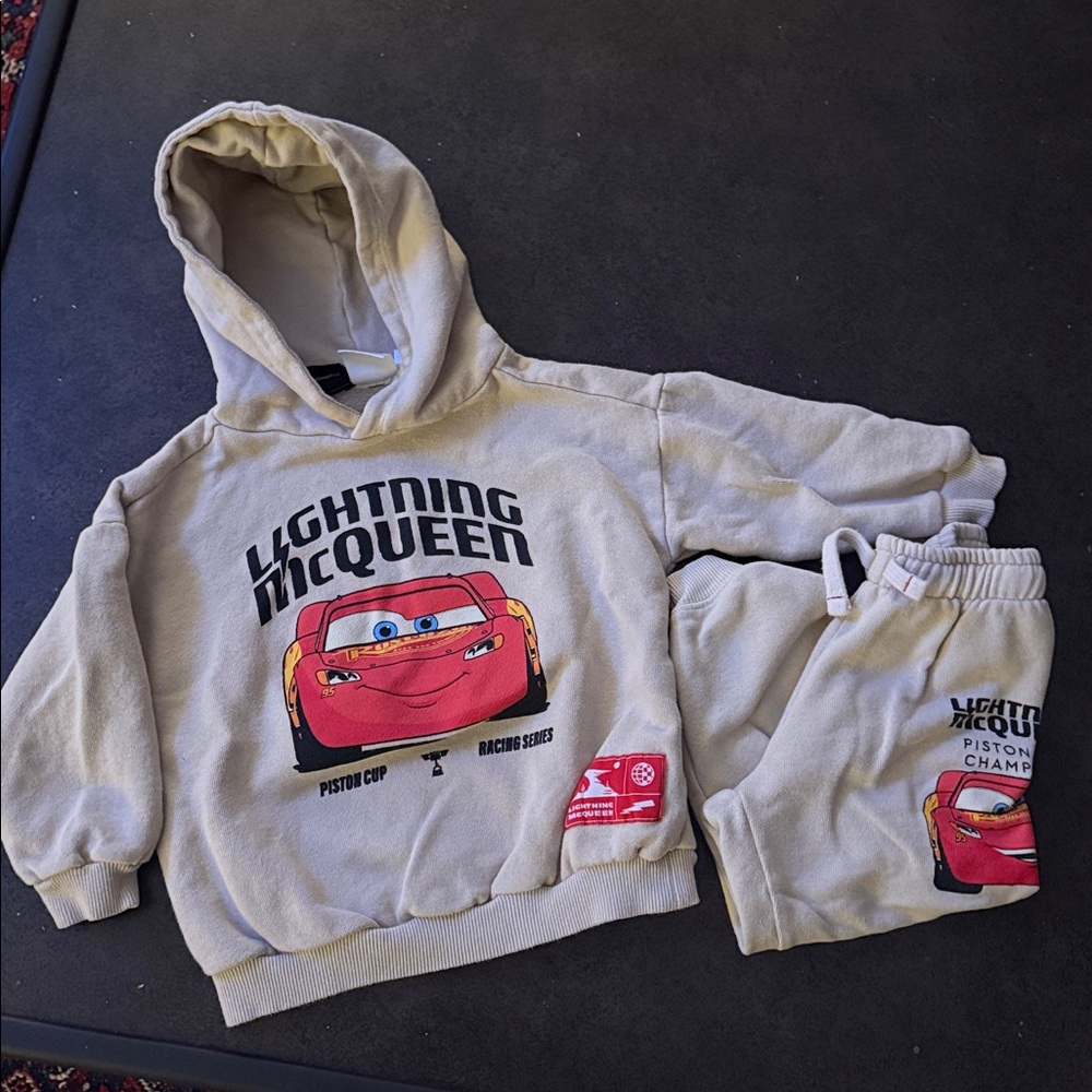 Zara Beige Toddler Hoodie